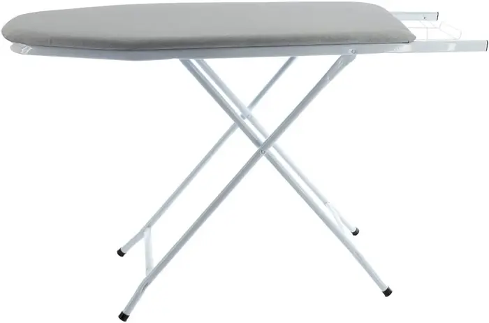 Tábua de Passar Roupa Aço Tubular com Suporte para Ferro 105x34cm