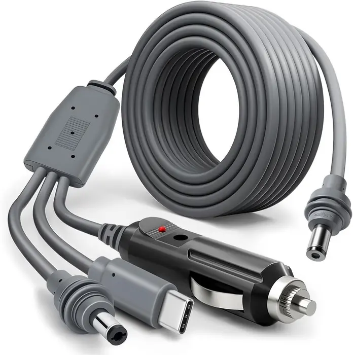 Cabo Starlink Mini para Carro - Carregador 3 em 1 para Starlink Mini