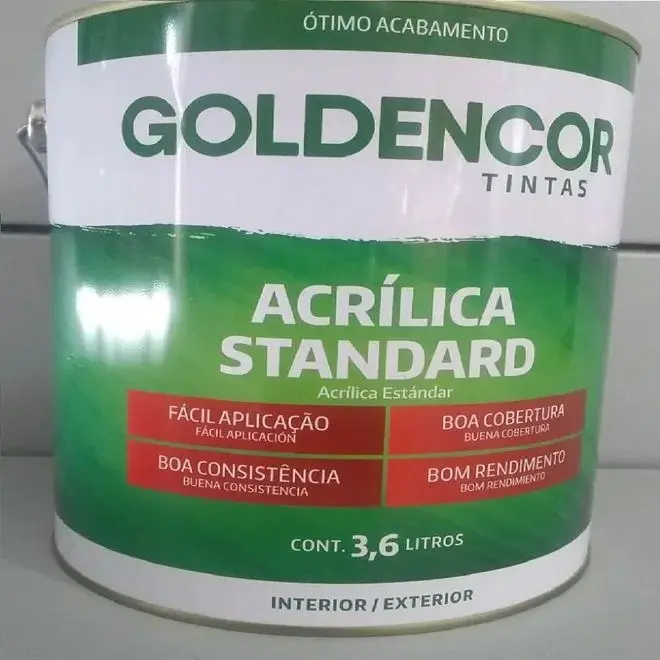 Tinta Acrílica Semi-Brilho Palha 3,6 L - GOLDEN
