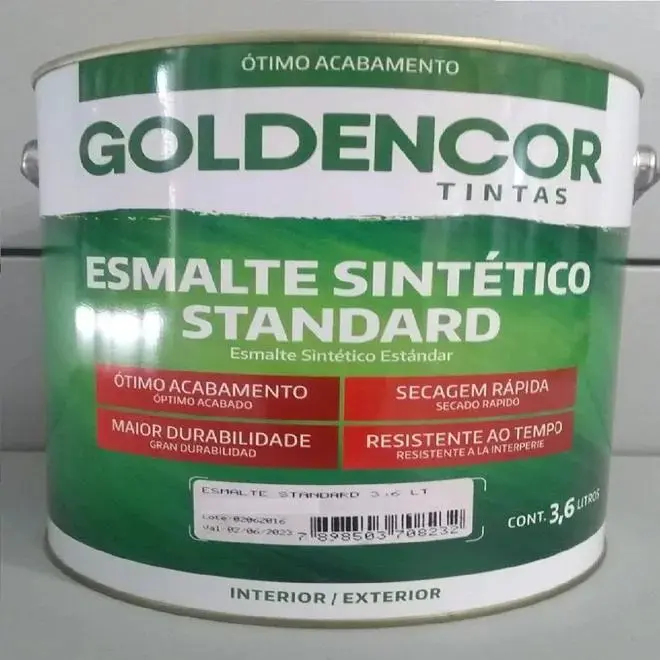 Tinta Esmalte Sintético 3,6L Preto - GOLDEN