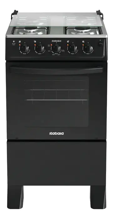 Fogão Itatiaia Star New 4 Bocas Mesa Inox Forno 48l-bivolt