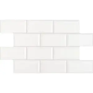 Revestimento Camel Metro Dia Bold Brilhante Branco 31x54cm 1,58m2
