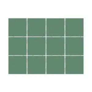 Revestimento Riviera Bold Acetinado Verde 10x10cm 1,95m2