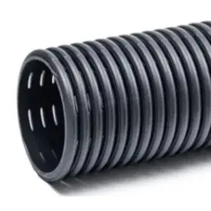 Tubo Dreno Corrugado 65mm Polietileno Preto 50m Cimflex
