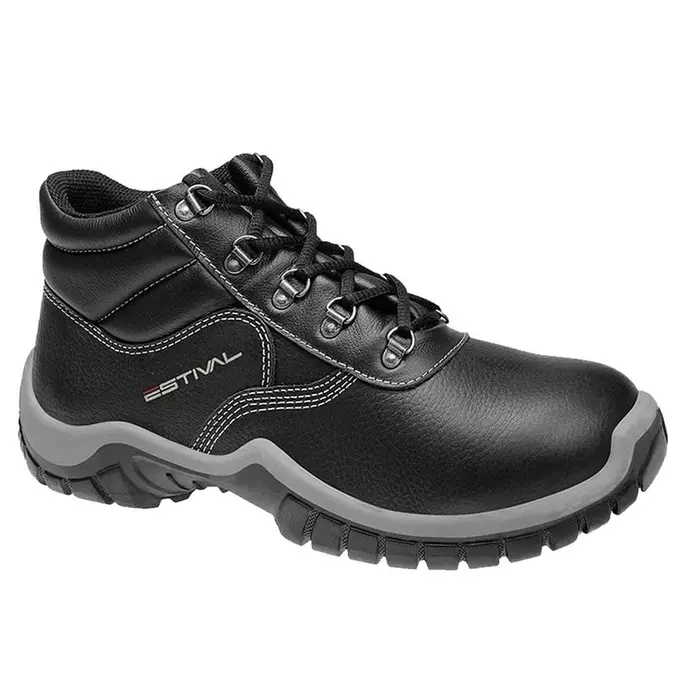 Bota Work Bico Plástico Cano Médio Estival