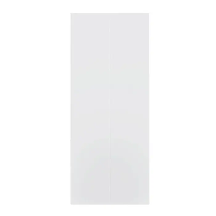 Porta Camarão Colmeia Lisa Primer Branco com Ferragens 210x80cm Vert