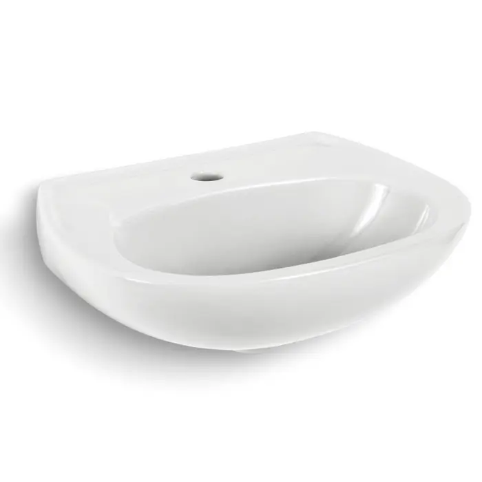 Lavatório para Coluna Louça Sabará Branco 46x35cm Icasa