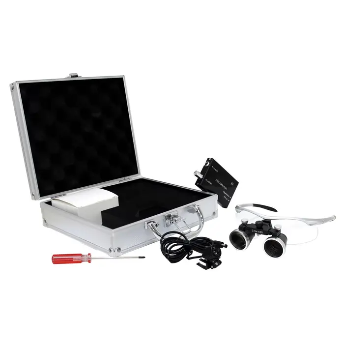 Óculos Lupa 3.5x Led 3w Cirúrgico Dentista