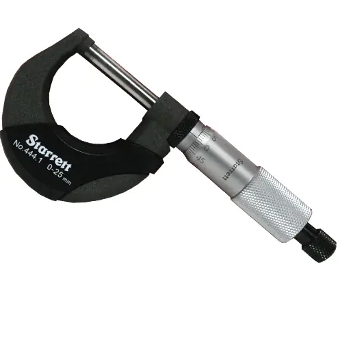 Micrômetro Externo, Com Isolador no Arco – 0-25 x 0,01 mm