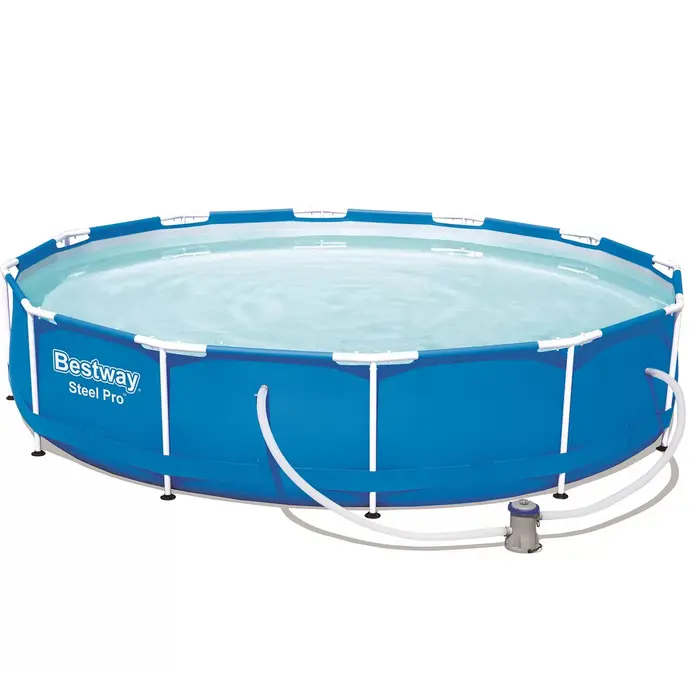 Piscina Estruturada 6.473l Steel Pro Frame Pool Set 3.66m x 76cm filtro 1249 l/h Bestway