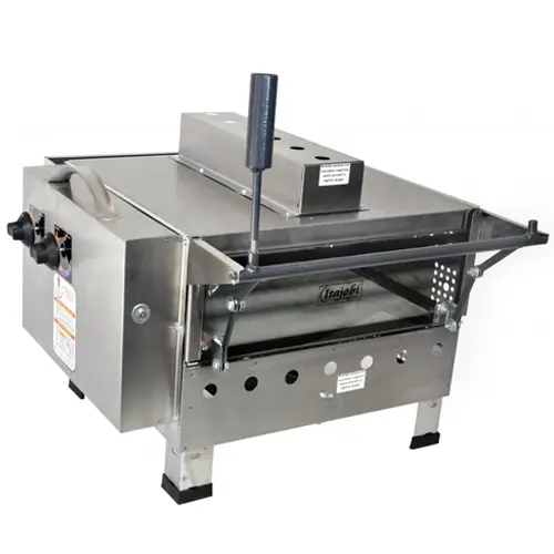 Forno Pizza Grill Fixo Refratário Luxo a Gás GLP com Infravermelho – 425 X 425