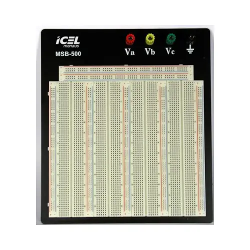 Protoboard 3260 Furos 4 Bornes Base de Alumínio MSB-500