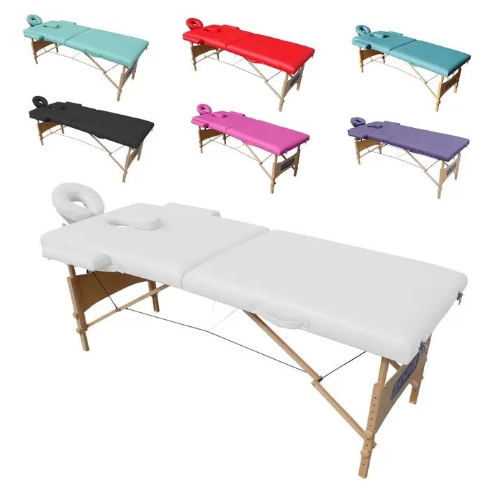 Mesa Maca de Massagem Estética Dobrável Portátil com Orifício