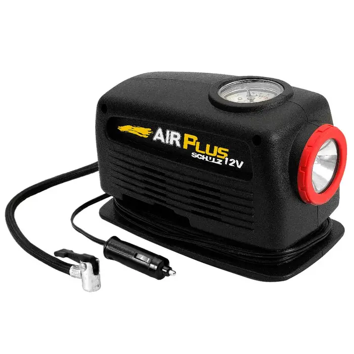 Mini Compressor de Ar Direto Air Plus com Lanterna 20 Bar 12V SCHULZ-92011550