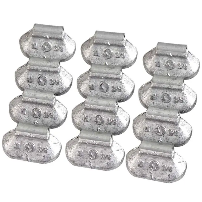 Contrapeso de 10 Gramas Universal para Rodas de Aço com 100 Peças STAMPJET-1010
