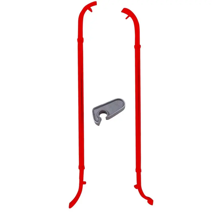 Conjunto Espátulas Truck Vermelha para Montar e Desmontar Pneus sem Câmara FORTG-CAR-0233