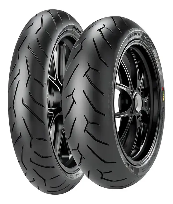 pneu Pirelli 2 140/70r17 66h 110/70r17 54h diablo rosso 2