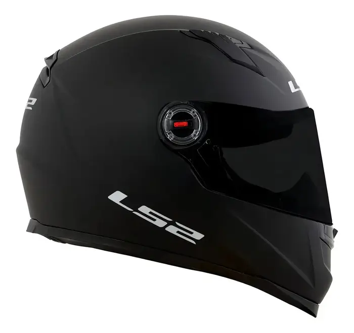 Capacete Ls2 Ff358 Classic Monocolor Preto Fosco Liso